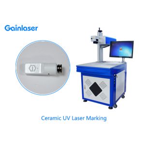 Gainlaser Movable 355nm UV Laser Marking Machine For Ceramic