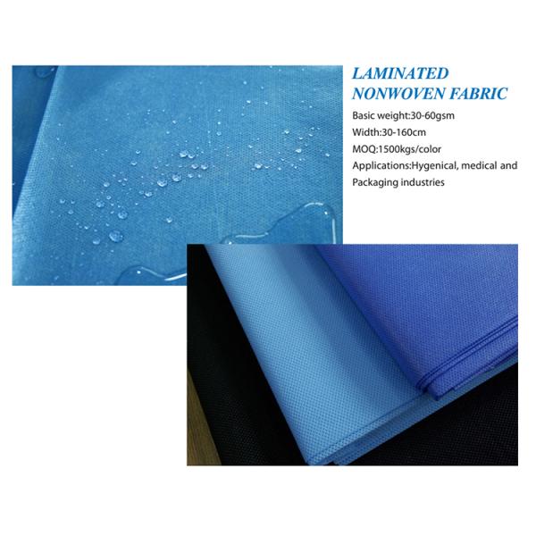 SSPP Nonwoven Fabric Roll 1.6M 2.4M For Coverall And Gowns