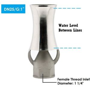 DN25 SS304 Dancing Fountain Nozzles Pond Sprinkler Head