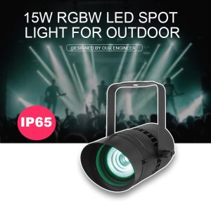 Projector Light 15W DMX512 RGBW Narrow Beam Directional Landscape Garden Light