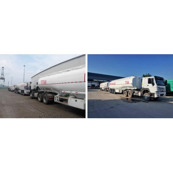 Carbon Steel 3 Axle 40cbm Diesel Fuel Tanker Trailer