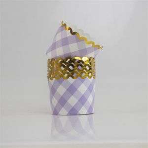 Gold Foil Cupcake Paper Liners Custom Printed Cupcake Paper Molds