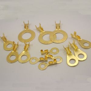 O Type Industrial Electrical Connector 3.2mm 4.2mm 5.2mm Tin Plating Cold