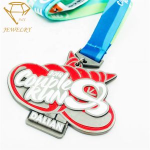 Zinc Alloy CE Enameled Custom Award Medals For Marathon Running