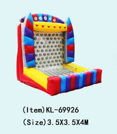 Vivid Inflatable Interactive Game Wall Display With Interactive Design