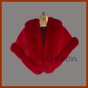 Quality Fox fur Poncho 253# for sale