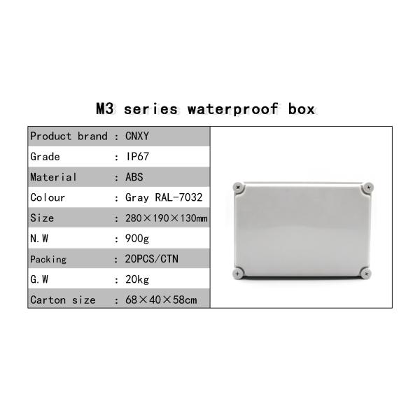 Water Resistant Underground Waterproof Junction Long Life Span For Factories