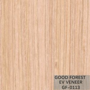 Fancy Composite Engineered Wood Veneer Reconstituted Apricot Straight Grain