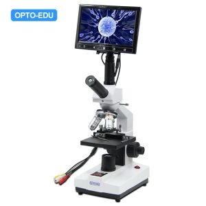 China 640x H16x Eyepiece Handheld Digital Microscope Cnoec With Screen on sale