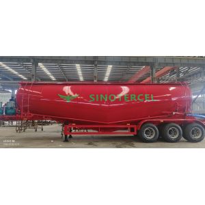 Bulk Cement Semi Trailer with 3 Axles and 45CBM Capacity