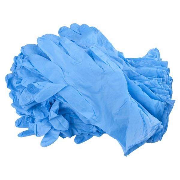 Buy Medical Sterile Blue Nitrile Disposable Gloves Large at wholesale prices