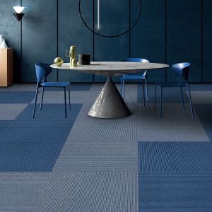 Pile 50x50cm Nylon Carpet Tiles Solution Dyed Polypropylene Hospitality Carpet