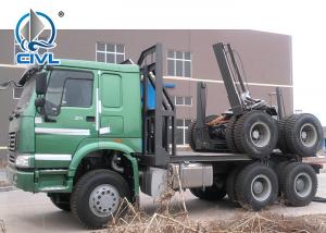 Quality Sinotruk Howo 6x4 Timber Cargo Truck With Air conditioner / Logging Transporter for sale