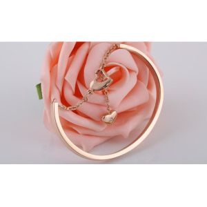 316L Stainless Steel Bracelet with Infinite Charm and Adjustable Chains