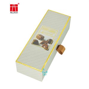 FSC Wedding Chocolate Sliding Drawer Gift Boxes Matt Lamination