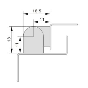 Detachable Electric Hidden Door Cabinet Hinges ODM ISO Ceritificate
