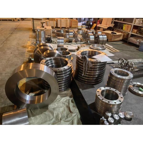 Sand Blasting Slip On Flange PN16 Ti Gr2 Gr5 Gr7 Raised Face RF for Oil and Gas Pipelines