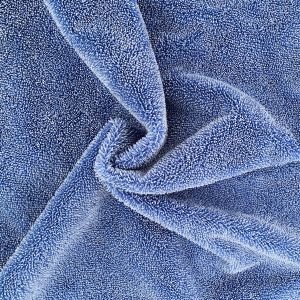 Household 480GSM Twist Knitted Pile Microfiber Cleaning Fabric
