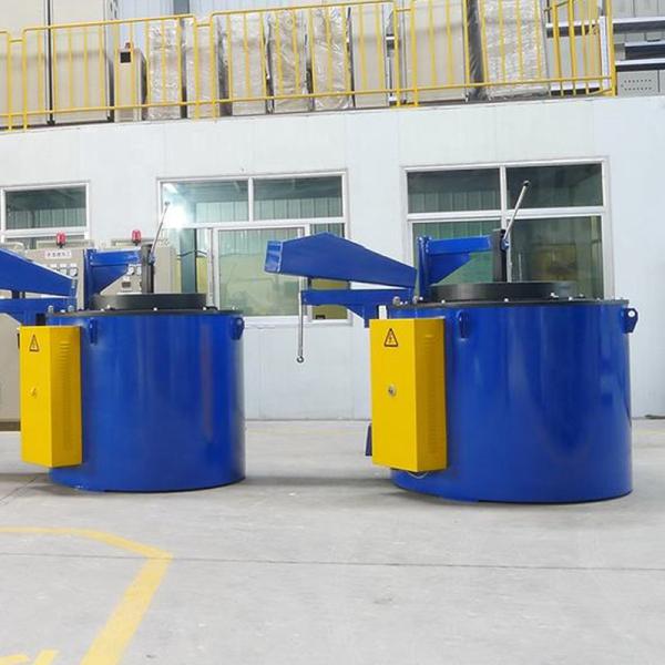 Melting Smelt Aluminum Foundry Furnace 200 - 1000kg Capacity