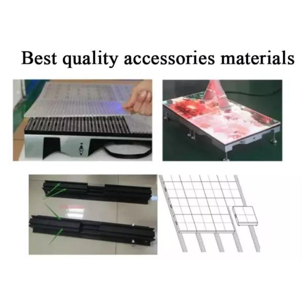 3D LED Dance Floor Panels Full Color Video LED Dance Floor 4.81mm Pixels
