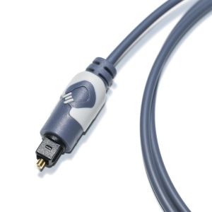 Toslink Digital audio Cable OD4.0 Optic Fiber Cable Plated ABS Round Connector