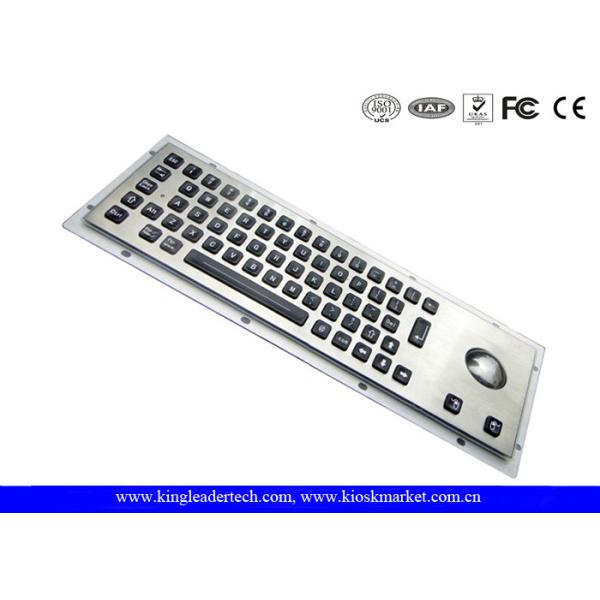Buy Customizable Illuminated Metal Keyboard High Resistant With Integrated Touchpad at wholesale prices
