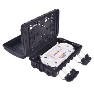 KEXINT FTTH Fiber Optic Splice Closure 8 12 24 Ports IP65 Wall Mounting / Pole