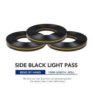 Double Black Middle Pass ABS Illuminated Channel Letter Signs