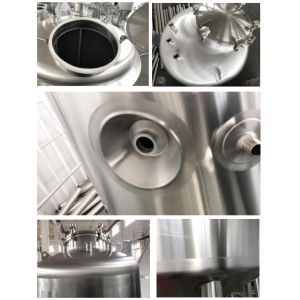 1500L Brewing Insulated Hot Liquor Tank Food Grade With Mirror Polished / 50MM