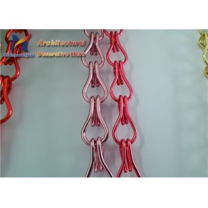 Hotel Chainmail Door Curtain 12mm Aluminium Chain Fly Screen