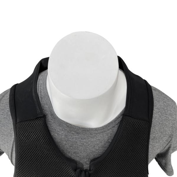 CE-Certified Unisex Body Vest for Horse-Riding Cushioned and Breathable 1kg Black