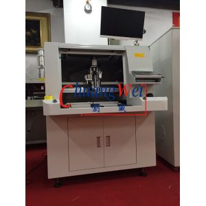 Dual Workstation Tabletop PCB Router Machine with 0.01mm Cutting Precision