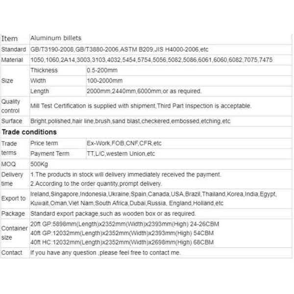 99.99 Pure Aluminum Ingot For Different Applications Length Scope 2000mm-6000mm