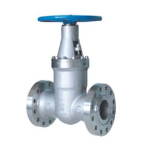 Cast pressure seal gate valve, wedge or flat gate, OS&Y, bolted bonnet