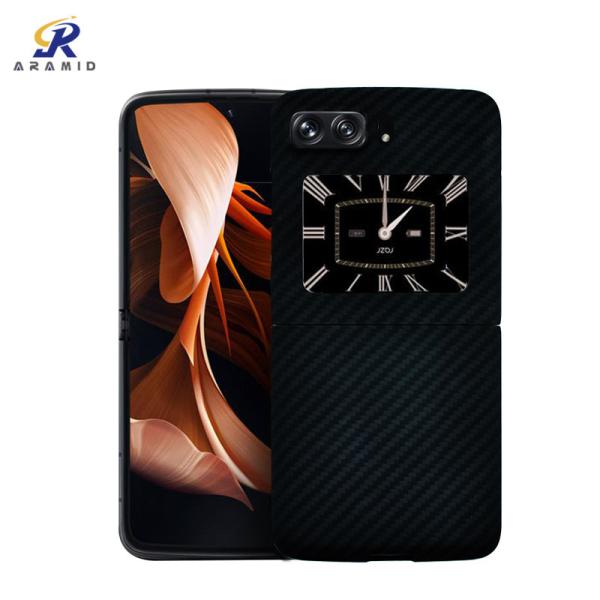 Buy Precision Cutout Full Camera Protection Kevlar Aramid Fiber Phone Case For Moto Razr at wholesale prices