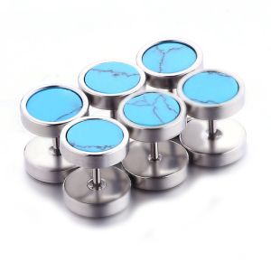 Wholesale stainless steel body jewelry piercing earrings cute stud earrings