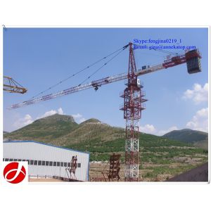 Quality good performance QTZ100(5020) topkit Tower Crane model for sale