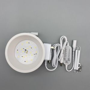 Quality Reptile UVA UVB LED Round Light For Lizards Turtles And Birds Ndash Dual Spectrum Lighting For Natural Behavior And Strong Bones for sale