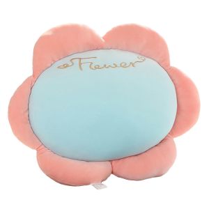 Breathable Non Slip Warm Flower Plush Cushions OEM / ODM