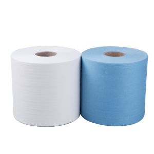 Nonwoven Cellulose Industrial Paper Rolls Lint Free Wood Pulp Polyester