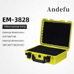 Custom IP67 Waterproof Heavy Duty Tool Box EM-3828 with Foam Insert
