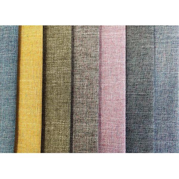 Woven Upholstery Sofa Fabric 260gsm Yarn Dyed 80% Polyester