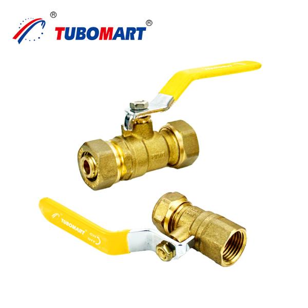 Buy 2 Inch GAS Brass Ball Valve For PEX-AL-PEX at wholesale prices