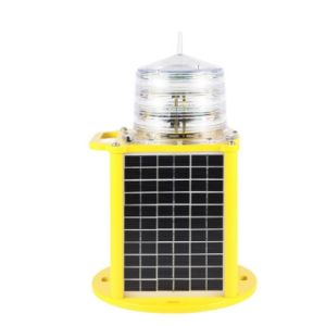 Red 15km Medium Intensity Solar Aviation Obstruction Light