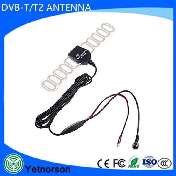 Digital Satellite Color TV Indoor Antenna with RG174 Cable 110mm Height and Materials