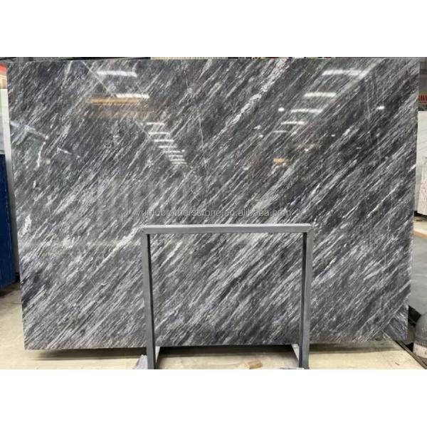 Hotel Interior Design Calcite Marble Step Floor and Stairs with Light in Florence Gray