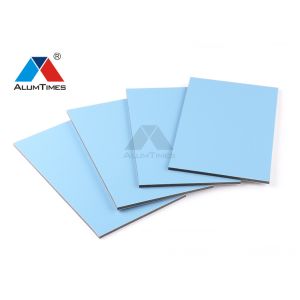 Rigid 4mm ACP Sheet , Alu Composite Sheet For Exterior Wall Curtain Walls
