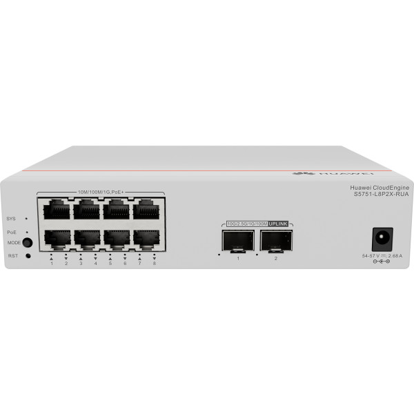 High-Performance Huawei Switch S5751-L8P2X-RUA : Gigabit Connectivity ,