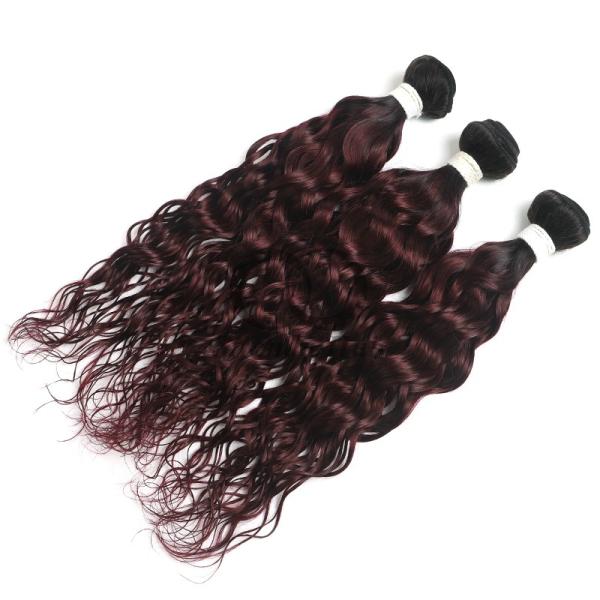 #T1B/99J Water Wave Remy Human Hair Bundles Sew In Weave Bundles Brazilian Bundle Deals