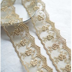 white embroidered heavy beaded lace fabric luxury